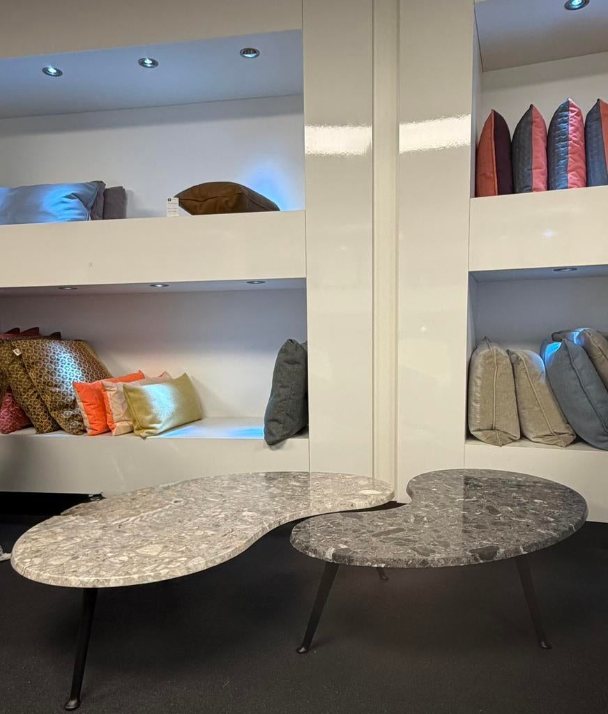 Pode by Leolux salontafelset Tubble marmercomposiet, Huis en Inrichting, Tafels | Salontafels, Ophalen, 100 tot 150 cm, 50 tot 100 cm