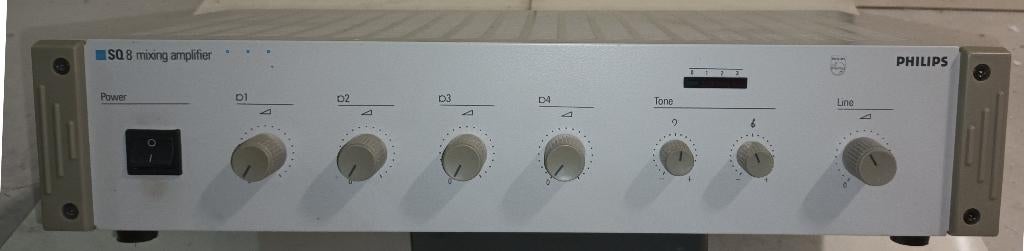 Philipsmicrofoon mengversterker 60 Watt., Ophalen, Gebruikt, Minder dan 5 kanalen, Microfooningang