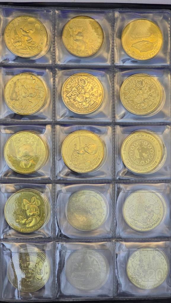 Disney Monnaie Munten set, Frankrijk, Verzenden, Setje, Goud