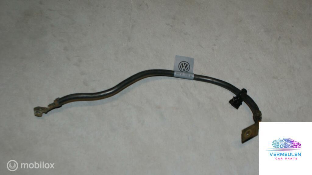Kabelboom motor aardekabel Polo 6R ('09-'14) 6R0971537G, Gebruikt, Volkswagen, Ophalen of Verzenden, Volkswagen