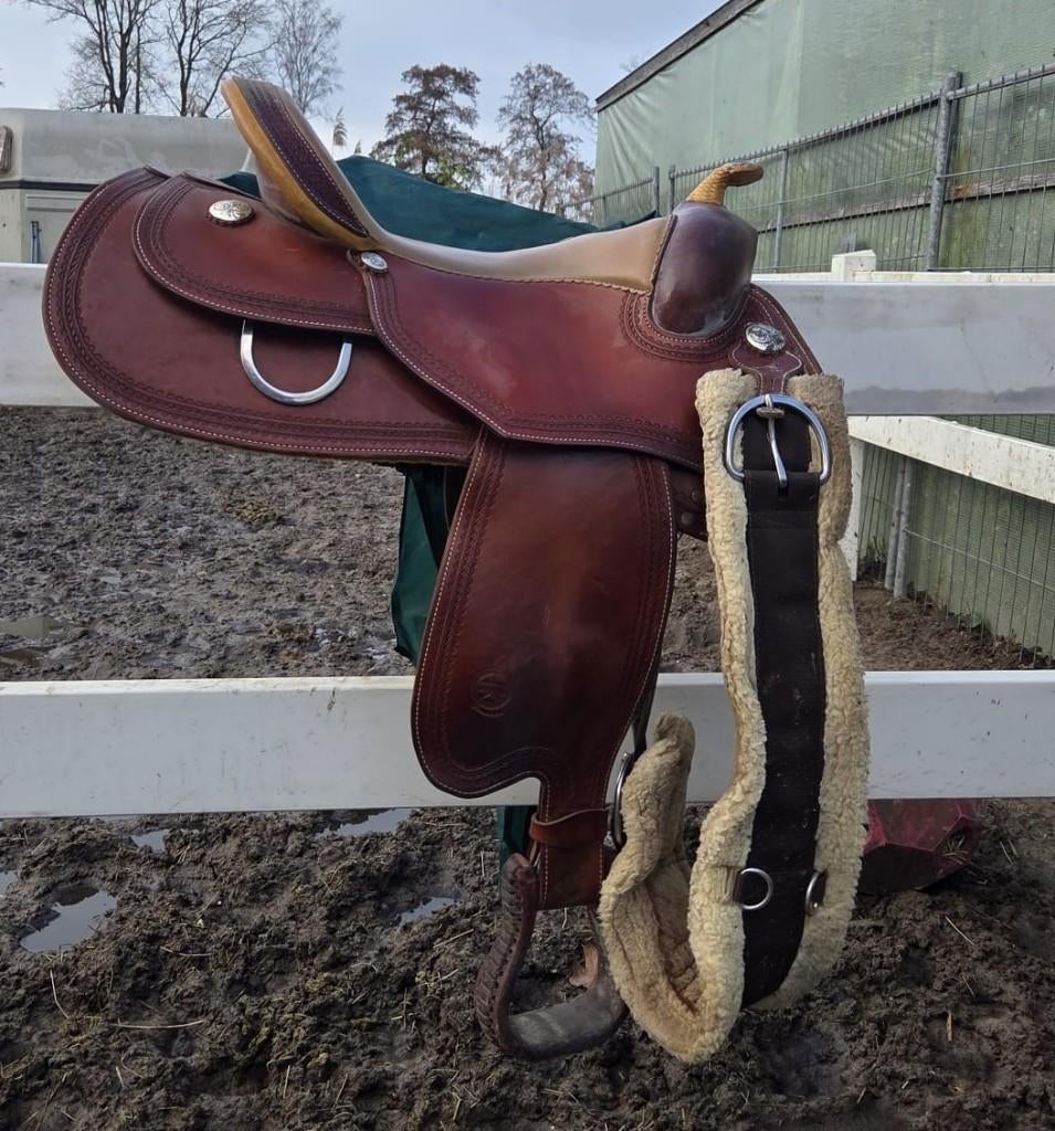 Net westernzadel te koop, Ophalen, Zo goed als nieuw, Western