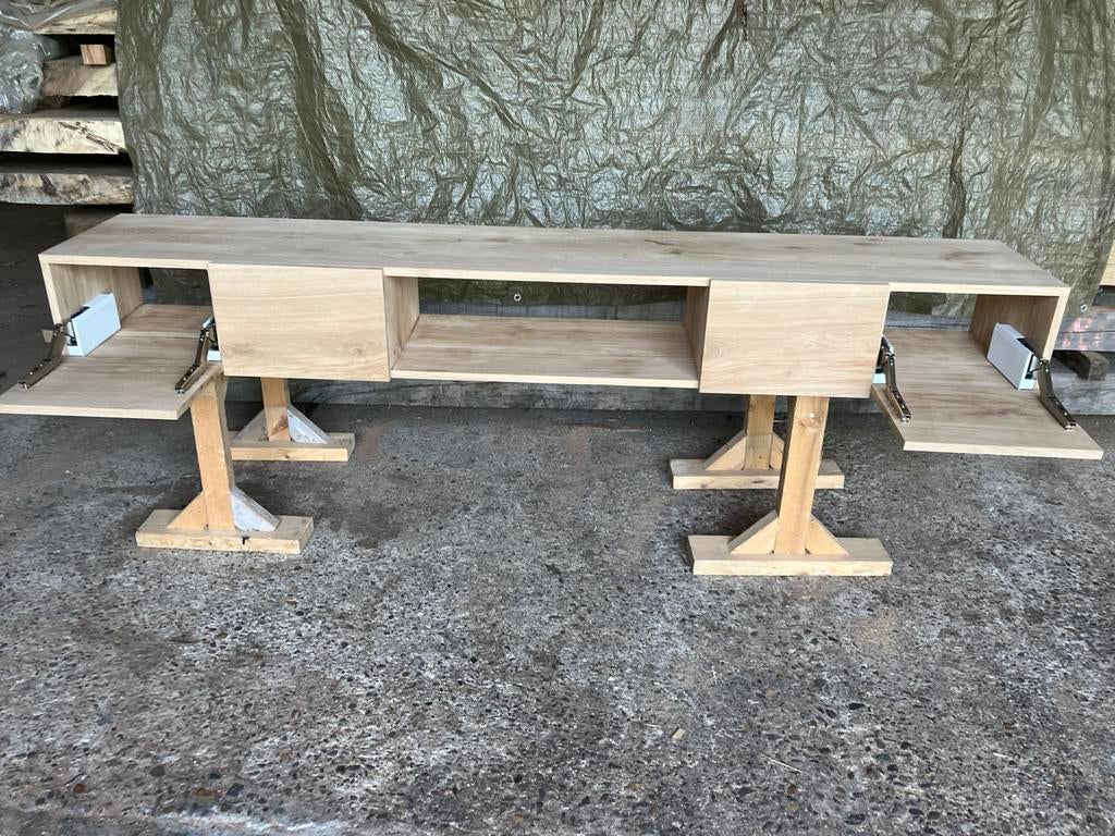 Eiken zwevende kast vanaf €900.- mogelijk op maat gemaakt, Huis en Inrichting, Kasten | Boekenkasten, Ophalen, Nieuw, 25 tot 50 cm