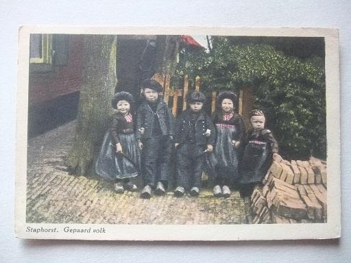 P156 Staphorst - Gespaard volk - 1949, Verzenden, 1940 tot 1960, Gelopen, Overijssel