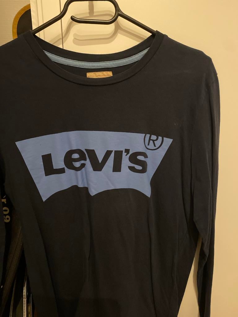 Levi’s longsleeve maat 16 176 donkerblauw, Ophalen of Verzenden, Jongen, Shirt of Longsleeve