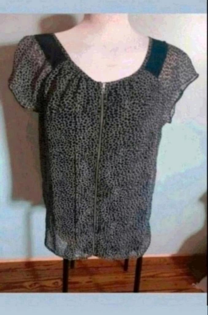 Only tijgerprint blouse, Maat 38/40 (M), Only, Bruin, Ophalen of Verzenden