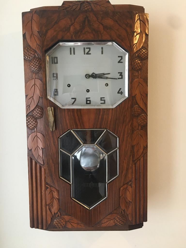 regulator klok Big Ben slag merk Vedette - ART DECO, Antiek en Kunst, Ophalen of Verzenden