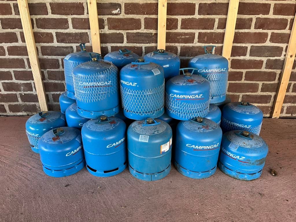Campingaz - gasfles - 904 - helft van de prijs, Tuin en Terras, 150 liter of meer, Ophalen of Verzenden, Zo goed als nieuw, Hout