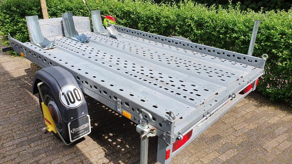 Motortrailer huren? MotorMee! 750 en 1.000 kg B-trailers!, Aanhangwagen
