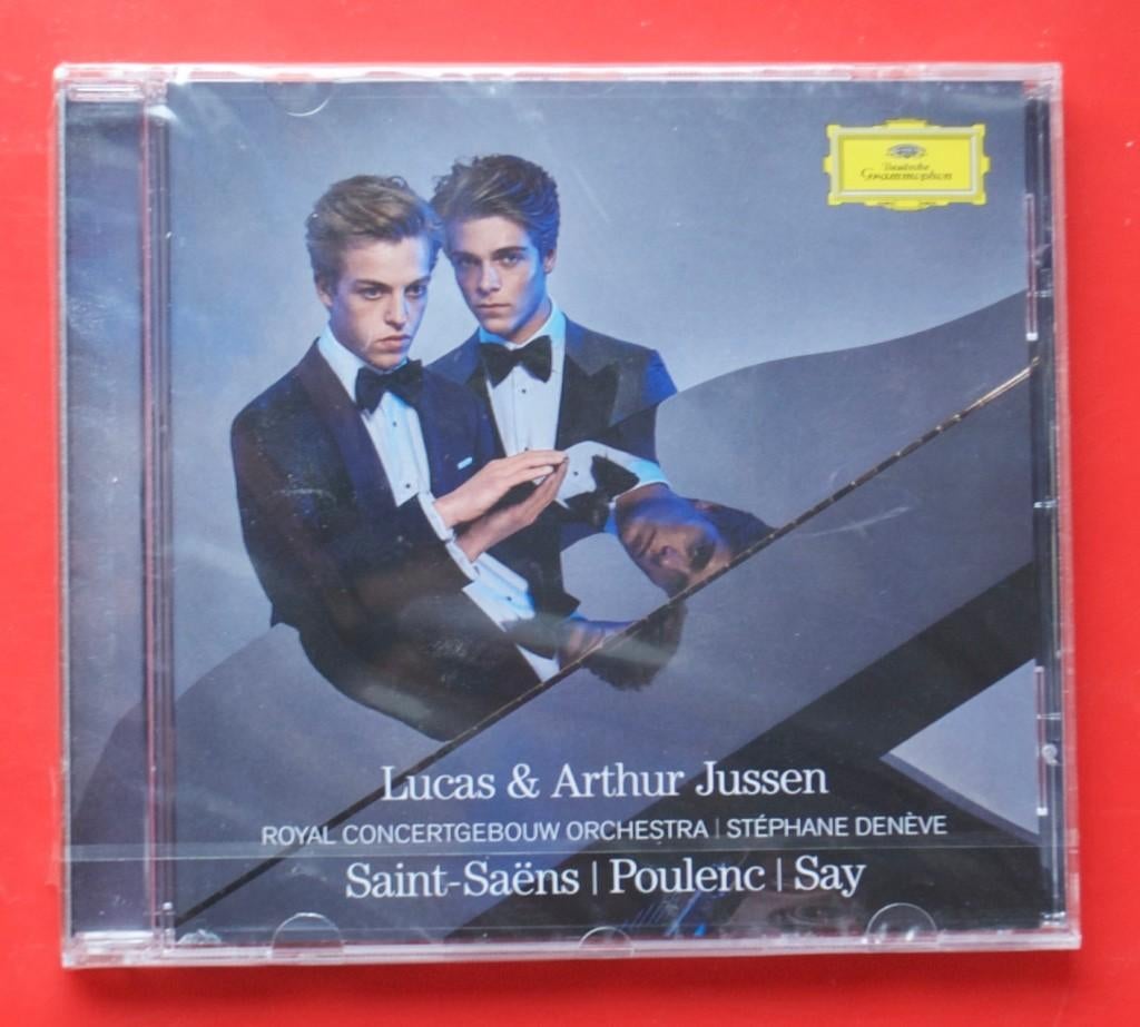 cd Lucas & Arthur Jussen Saint-Saens, Poulence & Fazil Say, Ophalen of Verzenden, Classicisme, Zo goed als nieuw, Overige typen