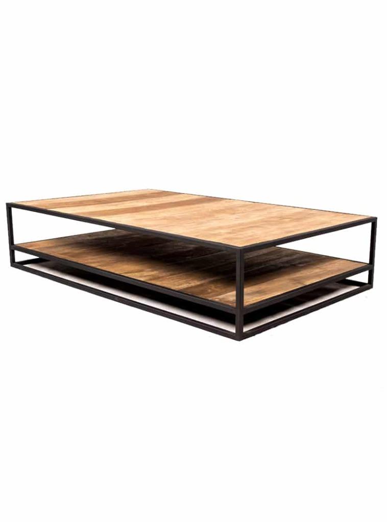 OMG salontafel ROS010 l Whoon l Room108 l van €929 voor €229, Ophalen, 50 tot 100 cm, Teakhout, 150 tot 200 cm