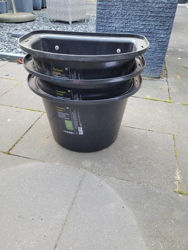 Kerbl transport kribbe/emmer 3x, Dieren en Toebehoren, Ophalen of Verzenden, Nieuw, Overige soorten