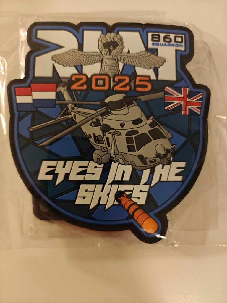 860 Squadron RIAT 2025 Patch, Verzamelen, Militaria | Algemeen, Luchtmacht, Embleem of Badge, Engeland, Ophalen of Verzenden
