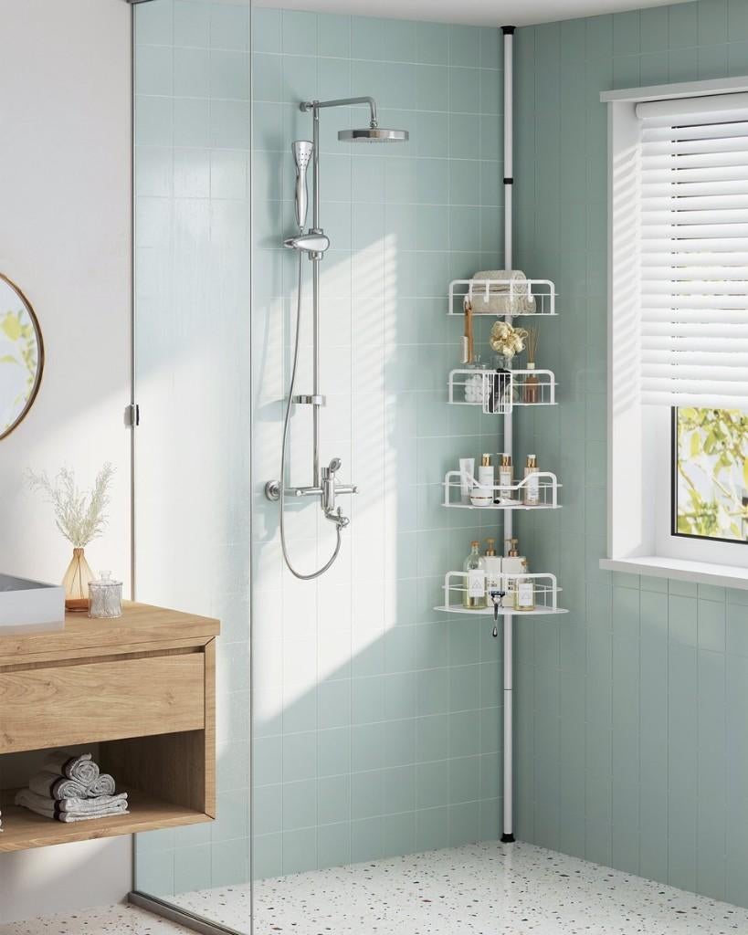 Doucheplanchet – Totaalhoogte 80-323 cm – 4 Niveaus, Huis en Inrichting, Badkamer | Badkamermeubels, Nieuw, Overige typen, 200 cm of meer