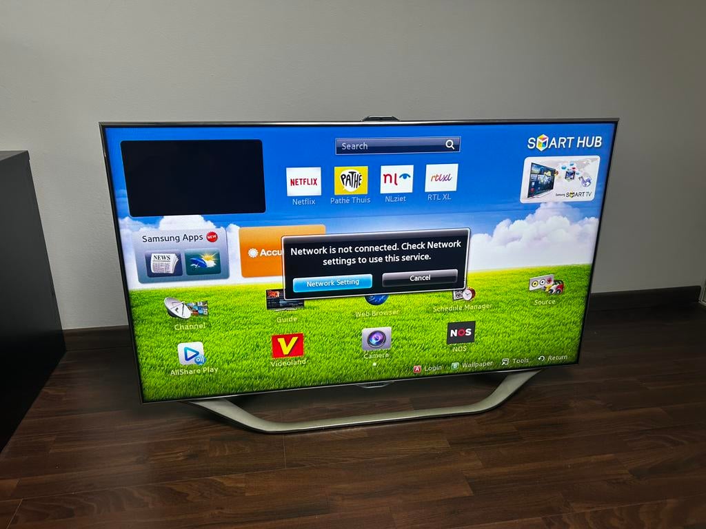 Samsung Smart TV 3D UE46ES8000SXXN, Audio, Tv en Foto, Televisies, Ophalen, 50 Hz, Zo goed als nieuw, Samsung