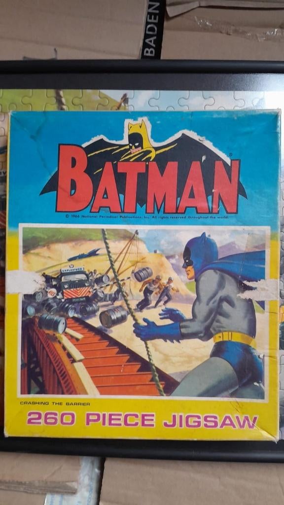batman puzzle 1966 compleet, Verzamelen, Ophalen of Verzenden, Zo goed als nieuw, Film, Poster
