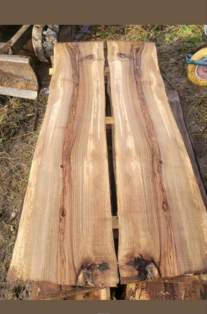 Schaaldeel boomstamtafel boomplank sidetable wandplank, Ophalen of Verzenden, Zo goed als nieuw
