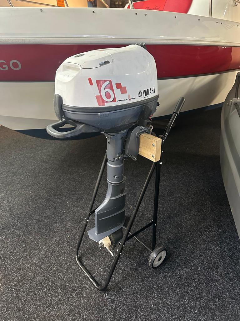 6 pk yamaha 4-takt, Watersport en Boten, Ophalen, 5 tot 10 pk, Viertaktmotor, Zo goed als nieuw