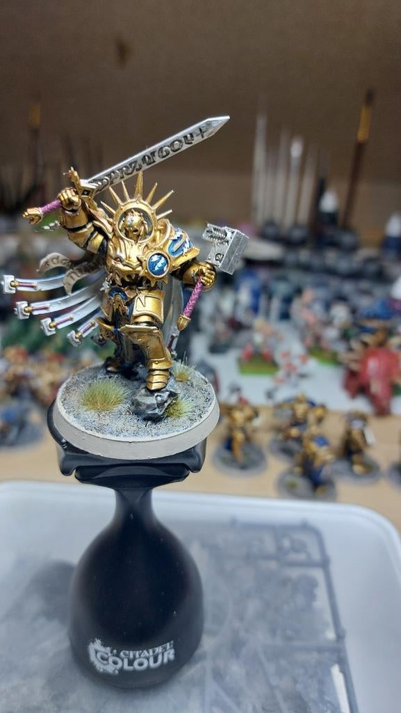Stormcast eternals Lord celestant, Hobby en Vrije tijd, Wargaming, Ophalen of Verzenden, Zo goed als nieuw, Warhammer