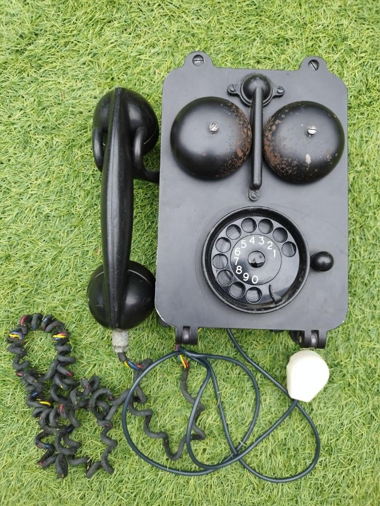Bunker-, mijn-, industriële Ericsson PTT wandtelefoon, Ophalen of Verzenden