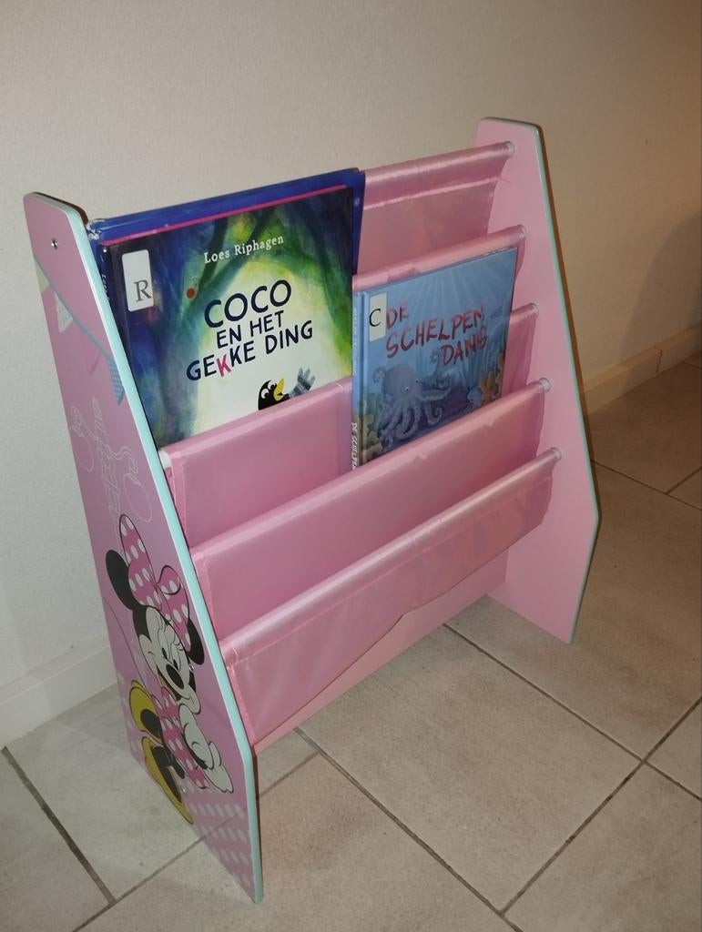 Minnie Mouse Boekenrek - Zo Goed Als Nieuw!, Kinderen en Baby's, Kinderkamer | Overige Meubels, Ophalen, Zo goed als nieuw, Kast