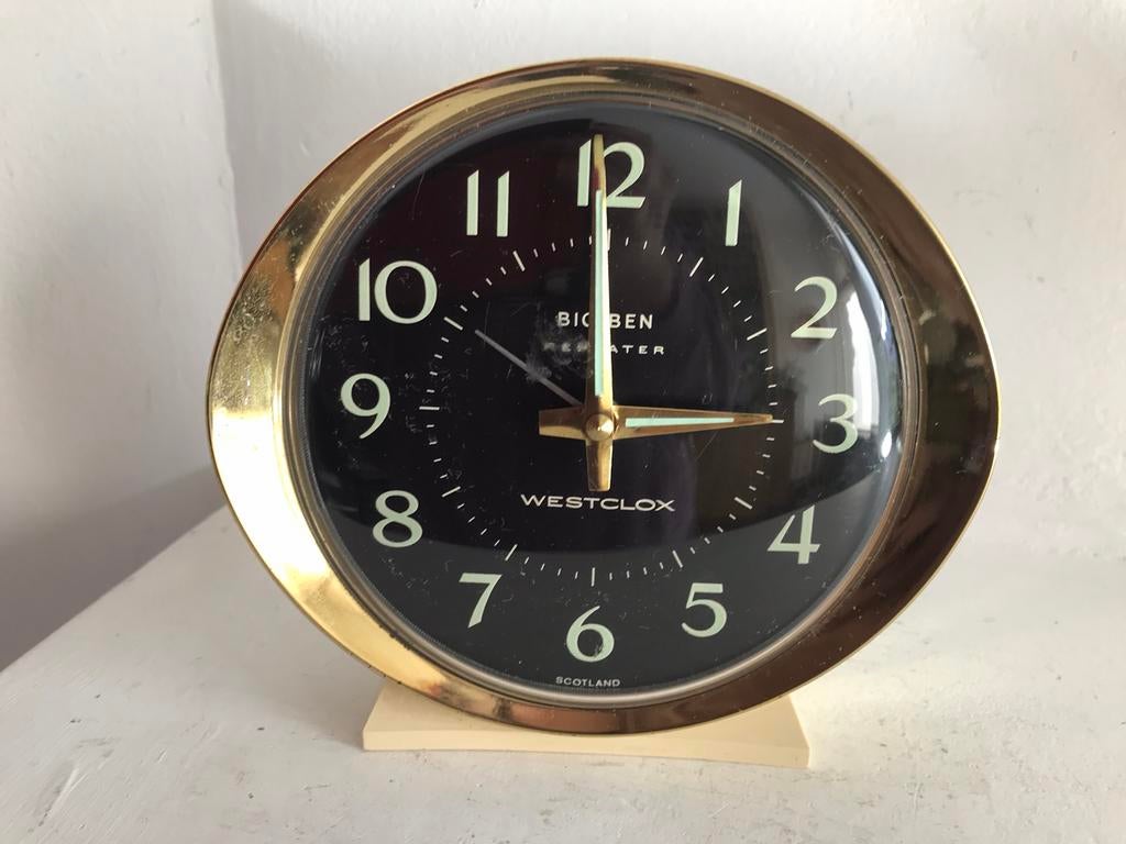 BigBen repeater Westclox Scotland, Antiek en Kunst, Antiek | Klokken, Ophalen of Verzenden