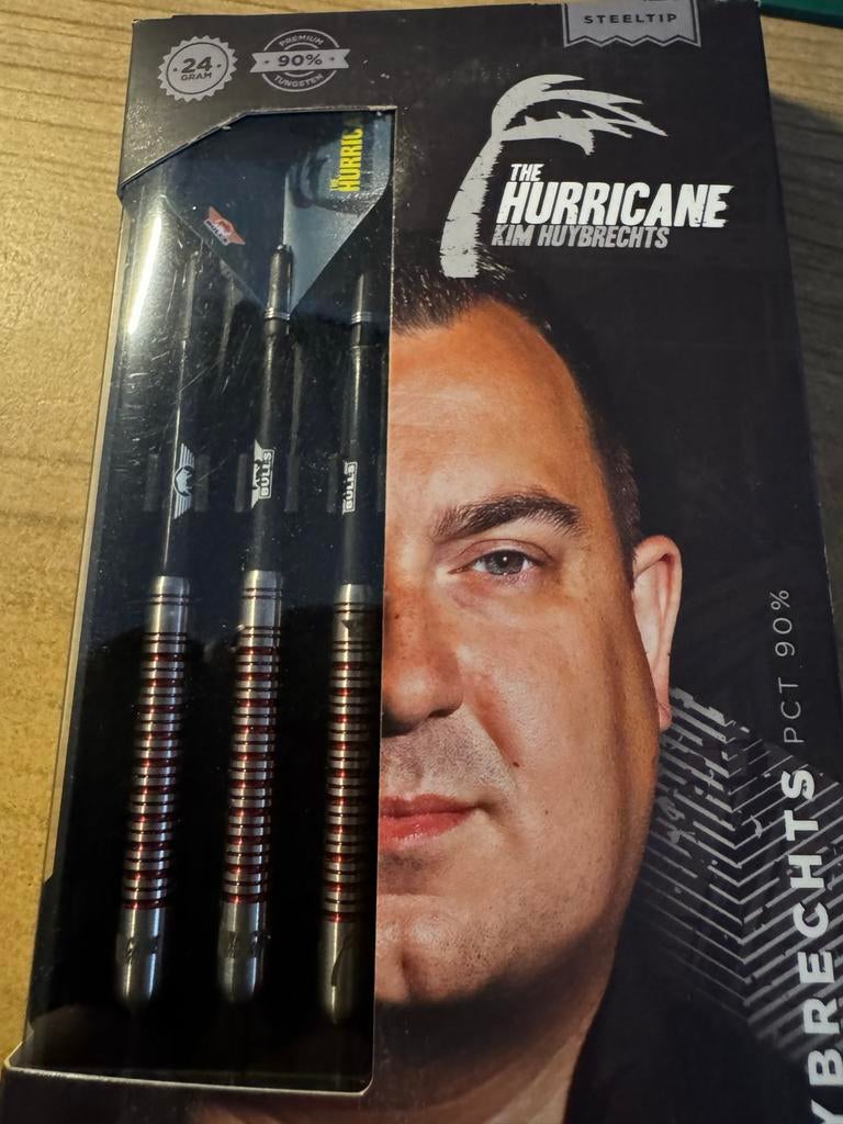 Nieuwe Bull’s Kim Huybrechts Red PCT darts 24 gram, ., Nieuw, Ophalen of Verzenden, .