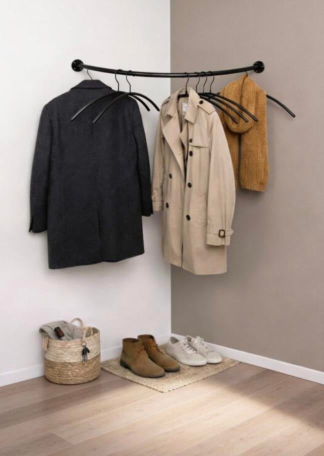 Nieuwe kapstok garderobe stang, Huis en Inrichting, Woonaccessoires | Kapstokken, Nieuw, Minder dan 100 cm, Metaal, Ophalen