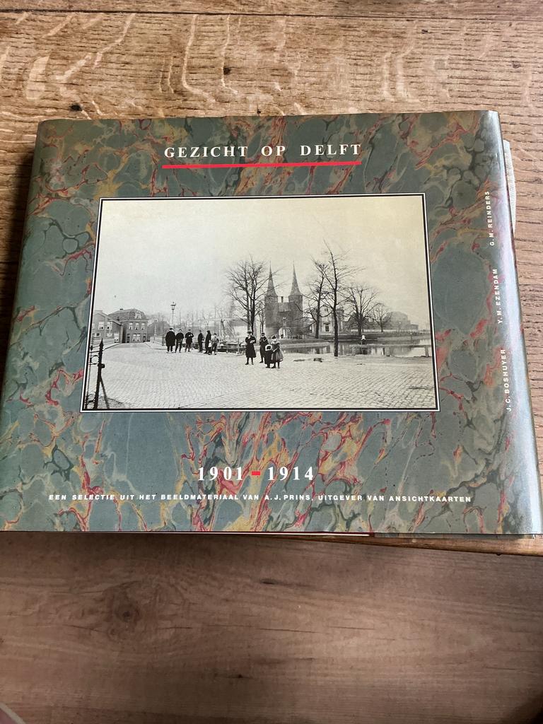 Gezicht op Delft - 1901-1914, Ophalen of Verzenden, 20e eeuw of later, Zo goed als nieuw