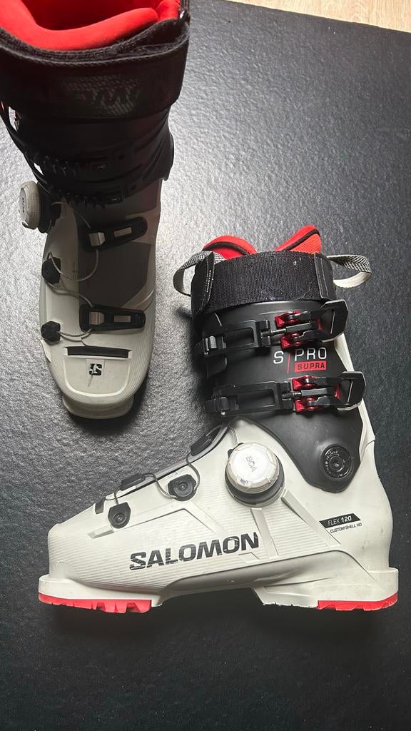 Salomon S/Pro Supra BOA 120 skischoenen - Maat 27/27.5, Gebruikt, Schoenen, Skiën, Salomon