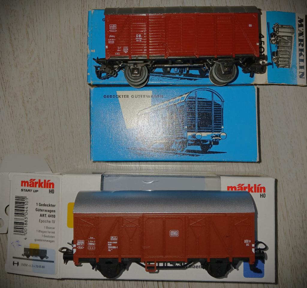 Marklin, Roco ea gesloten goederenwagons per 5 voor € 33, Gelijkstroom of Wisselstroom, Wagon, Ophalen of Verzenden, Zo goed als nieuw