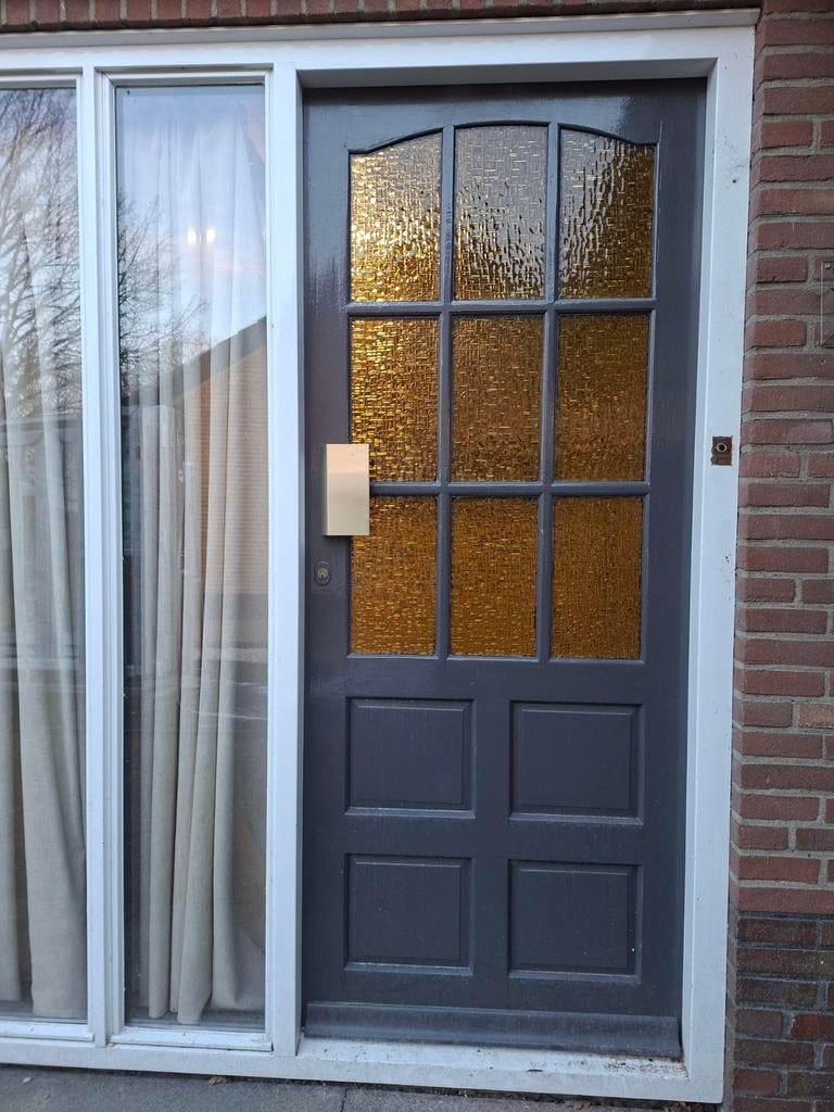 Houten voordeur, Ophalen, Gebruikt, 80 tot 100 cm, Buitendeur