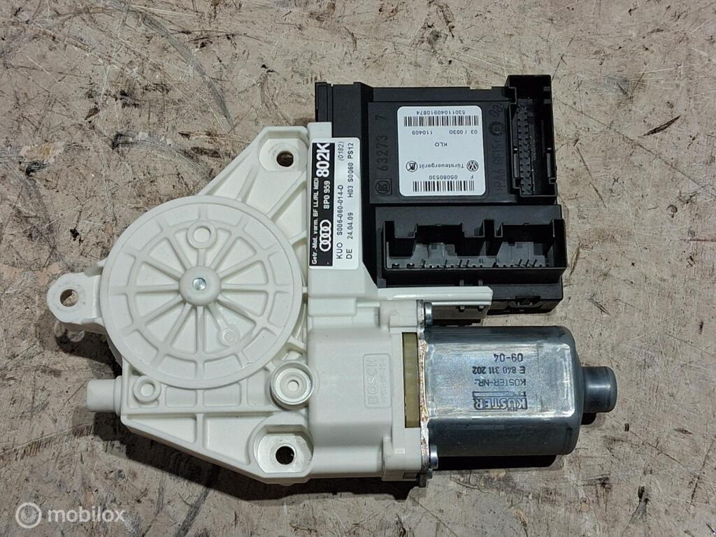 Motor raammechaniek RV AudiA3 8P 1.4 TFSI('03-'12)8P0959802K, Auto-onderdelen, Audi, Gebruikt, Audi, Ophalen of Verzenden