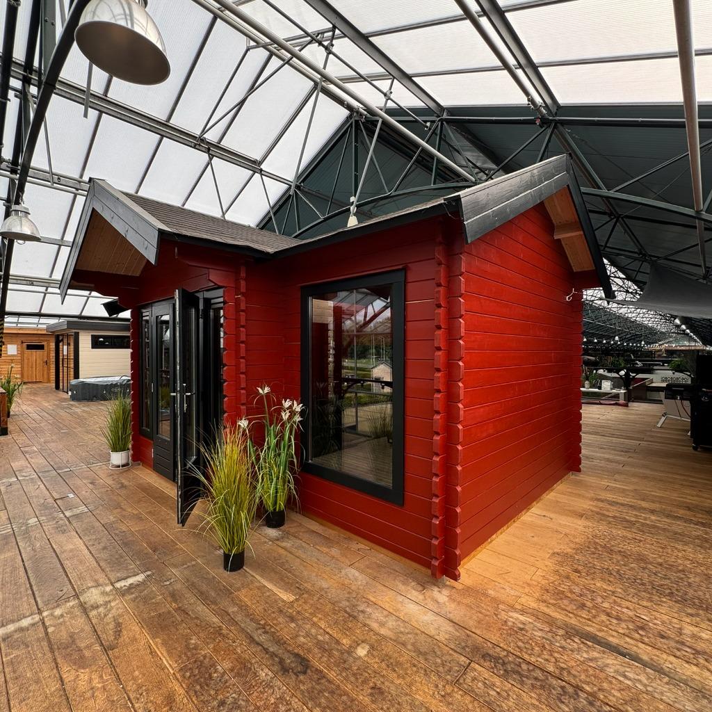 Showmodel Tuinhuis Lugarde | Maatwerk - OP = OP, Tuin en Terras, Tuinhuizen, Ophalen, 200 tot 400 cm, Blokhut, Zo goed als nieuw