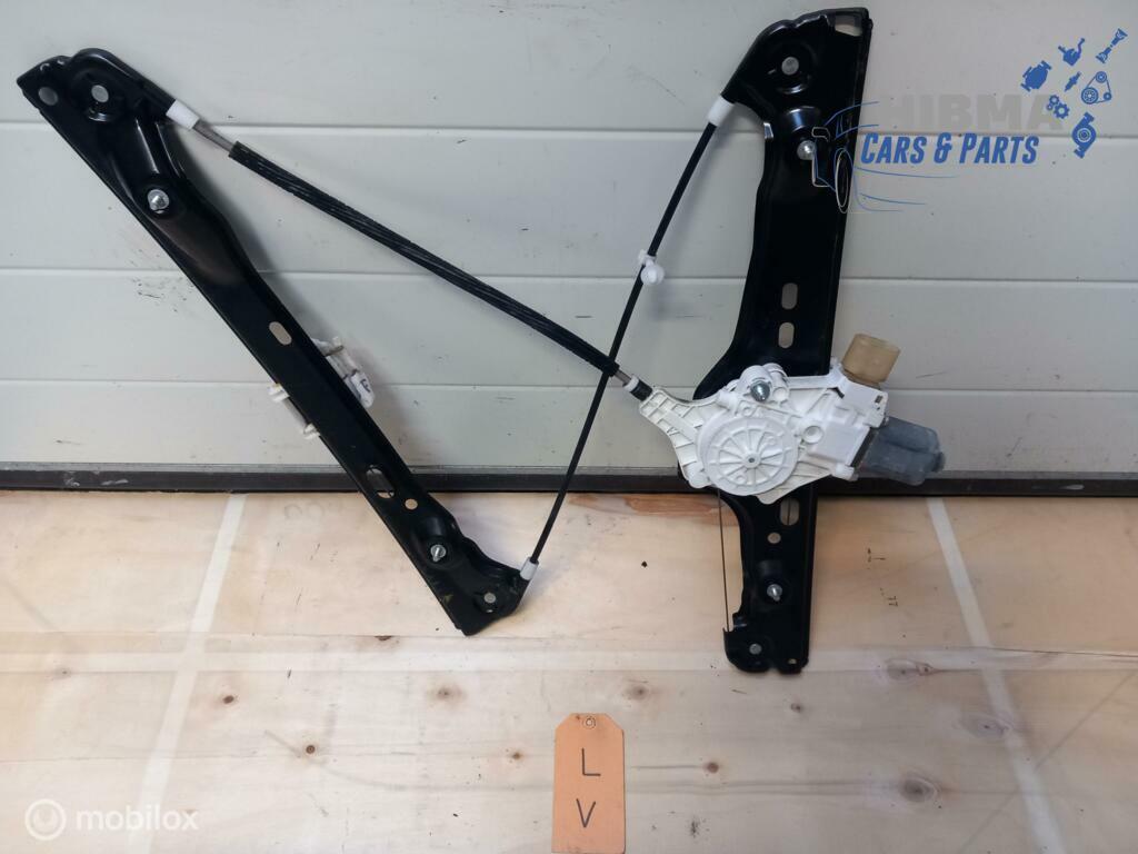 BMW 3-serie E90 / E91 Raammechaniek + Motor Links Voor 05-12, Ophalen of Verzenden, Gebruikt
