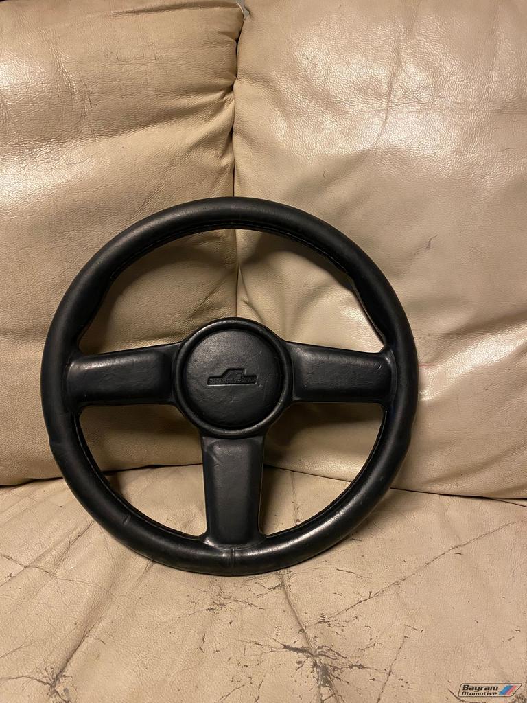 Ac Schnitzer zwart lederen stuur E30 E34 E32 sportstuur 3-se, Auto-onderdelen, Besturing, Gebruikt, -, -, Ophalen of Verzenden