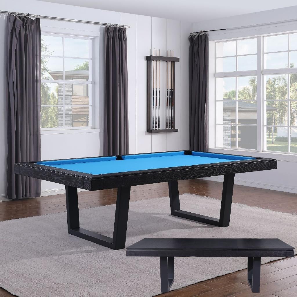 Lexor Pooltafel Dinner Unity Black Oak 7ft Pooltafelland, Verzenden, Nieuw, Pooltafel