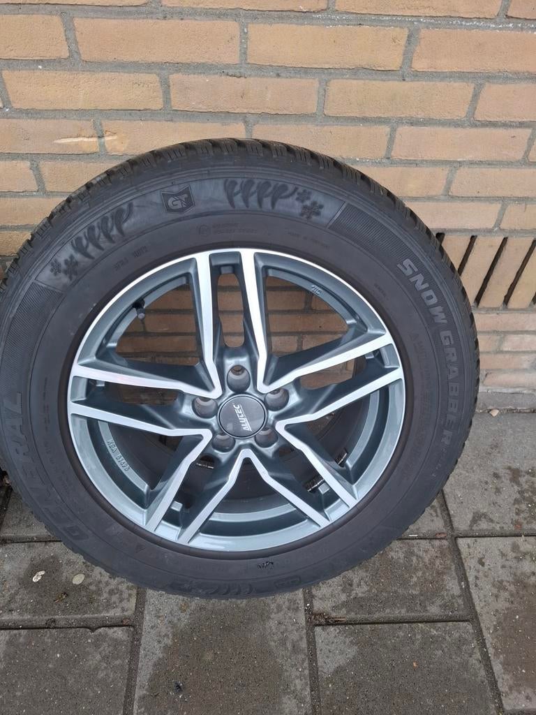 Winterbanden met aluminiumvelg - 17 inch, Ophalen, Gebruikt