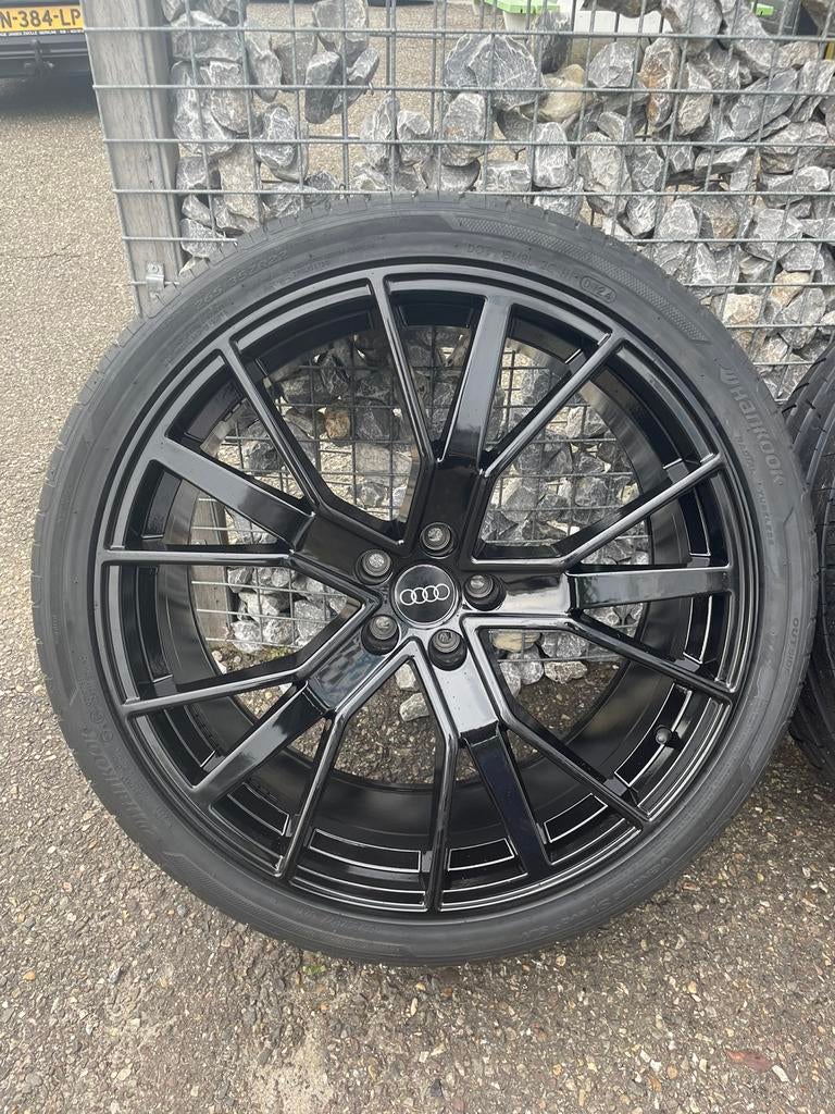 22 inch AUDI Q7 SQ7 velgen 5x112 + hankook Q5 SQ5, Gebruikt, 285 mm, Banden en Velgen, Overige maten