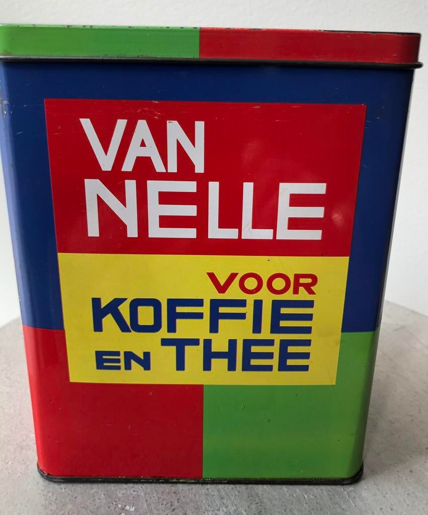 Blik van Van Nelle koffie en thee, Verzamelen, Blikken, Ophalen of Verzenden, Gebruikt, Koffie, Van Nelle