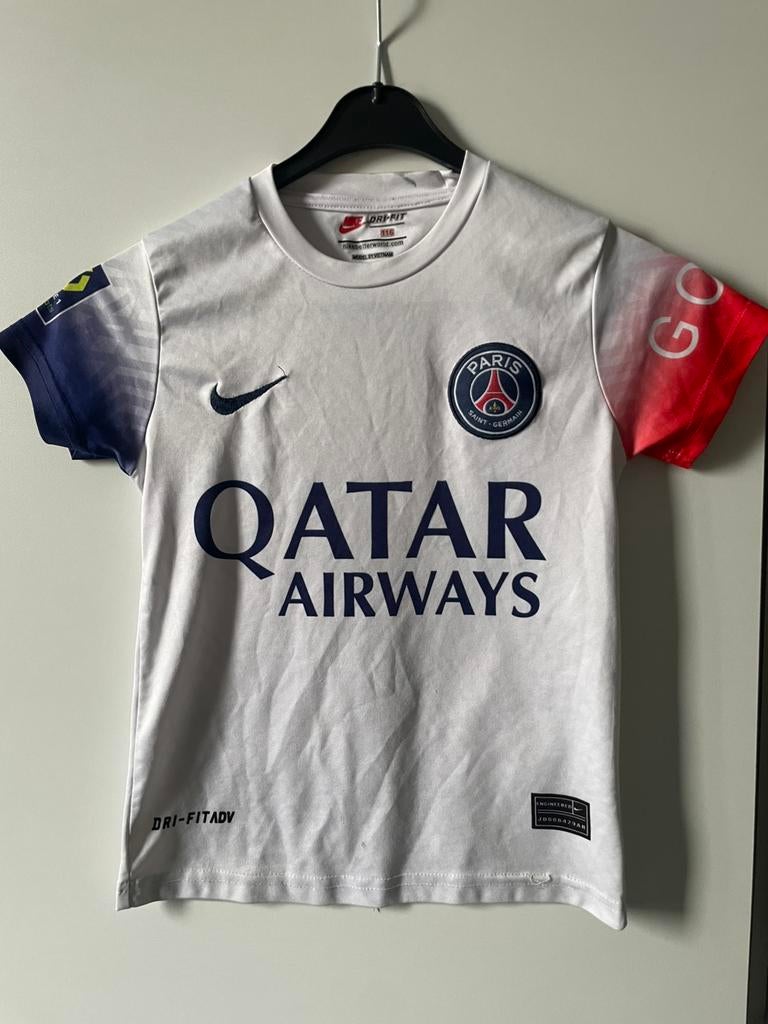 Voetbal jersey mbappe, Sport en Fitness, Voetbal, Maat XS of kleiner, Ophalen of Verzenden, Zo goed als nieuw, Shirt