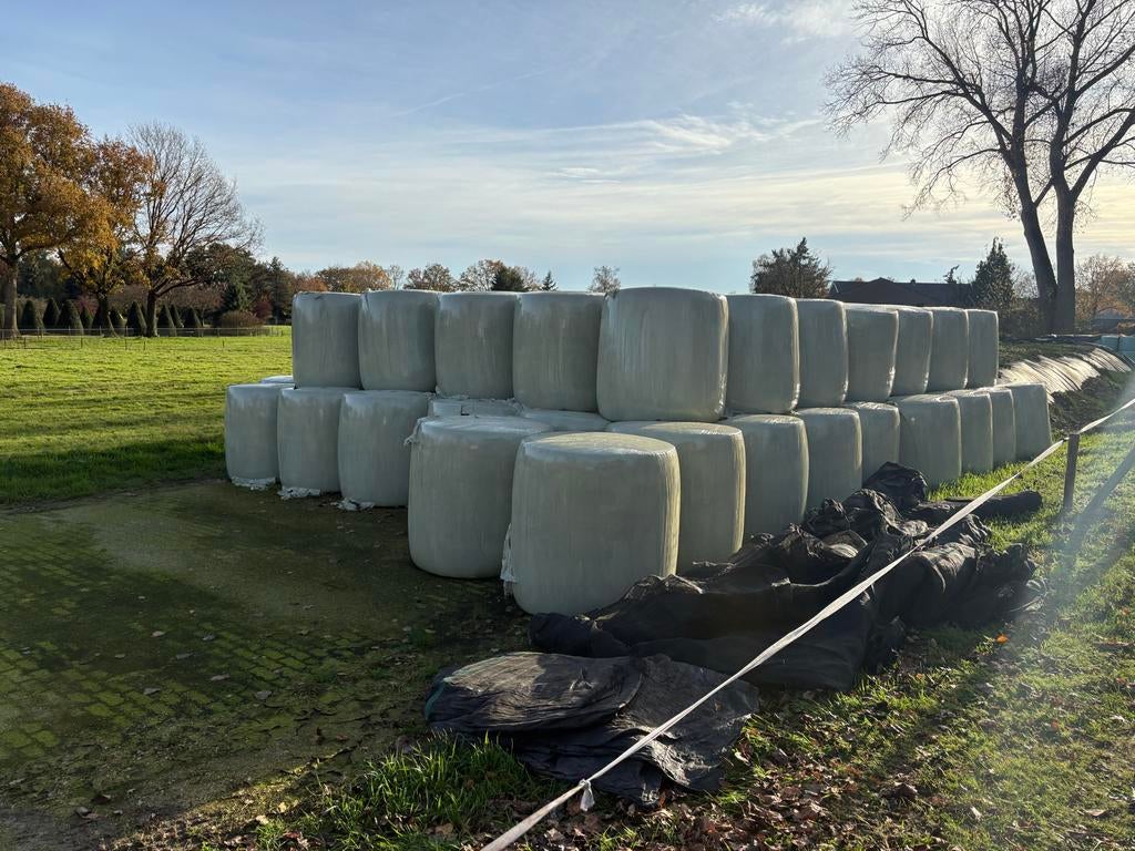 Maïs balen ronde balen, Zakelijke goederen, Ophalen