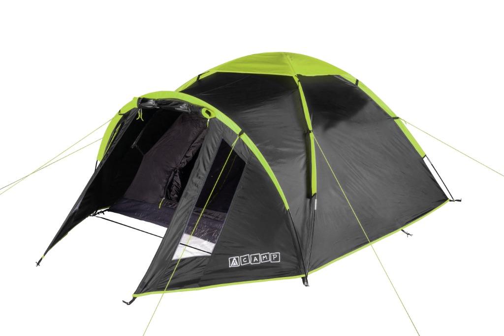 ACAMP RYAN 3 Persoons Koepeltent FESTIVALTENT ZWART, Ophalen of Verzenden, Nieuw, Tot en met 3