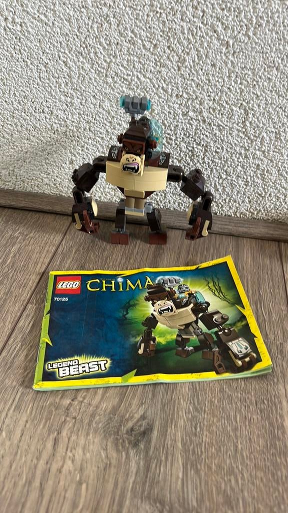 Gorilla legendebeest 70125 | Legends of Chima, Ophalen of Verzenden, Zo goed als nieuw, Complete set, Lego