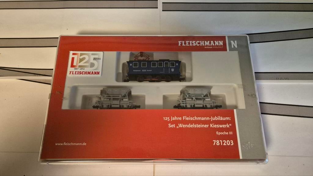 Fleischmann 781203 Tandrad N, Treinset, Gelijkstroom, Fleischmann, Nieuw