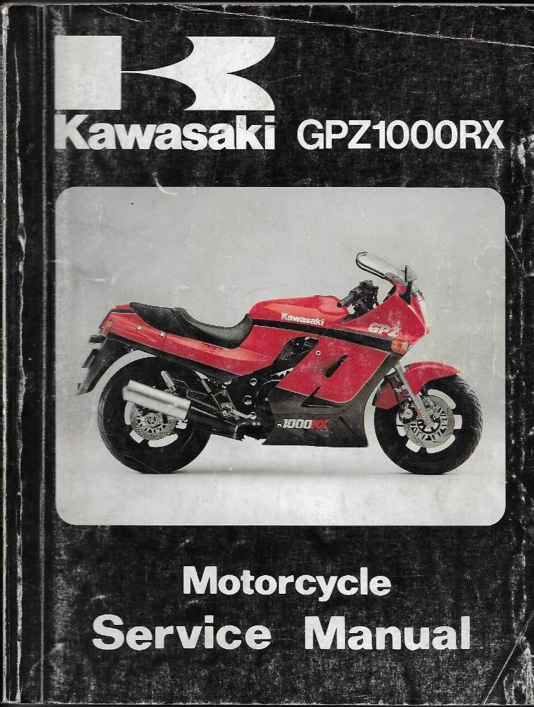 Kawasaki GPZ 1000 RX Service Supplement Manual (7371z), Motoren, Handleidingen en Instructieboekjes, Ophalen of Verzenden, Kawasaki