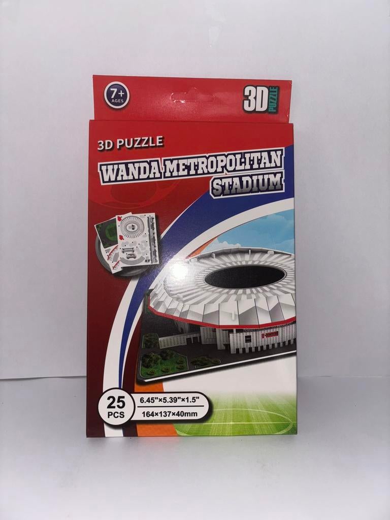 Atletico madrid 3D stadion puzzel, Ophalen of Verzenden, Nieuw, Buitenlandse clubs, Beeldje of Poppetje