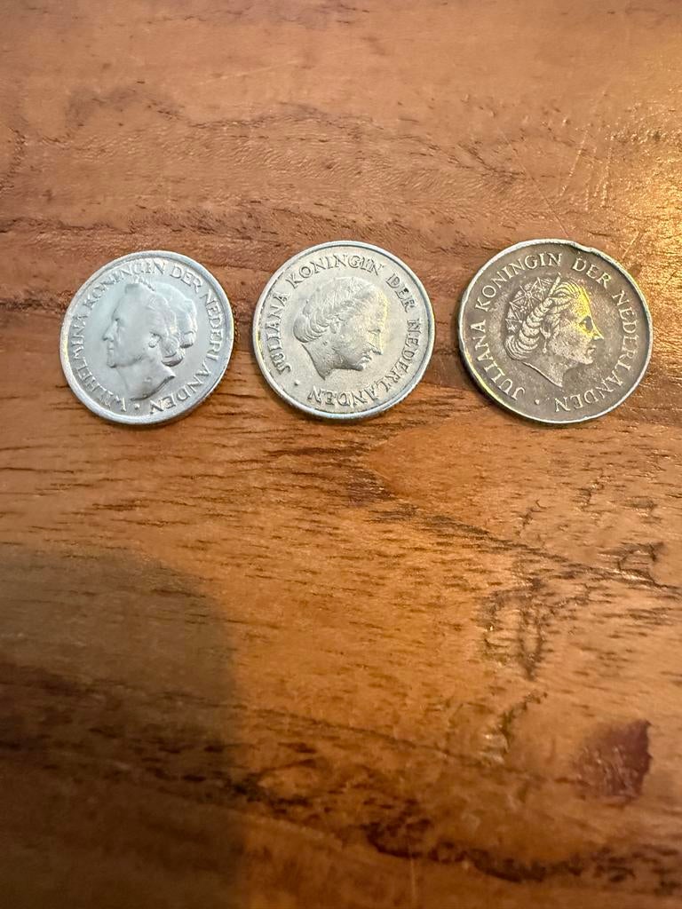 3x 25 cent juliana, Ophalen of Verzenden, Koningin Juliana, 25 cent