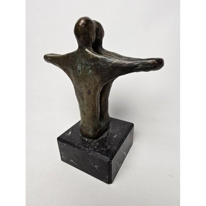 # Brons beeldje 2 mensen. Wie is de kunstenaar ??, Antiek en Kunst, Kunst | Beelden en Houtsnijwerken, Ophalen of Verzenden