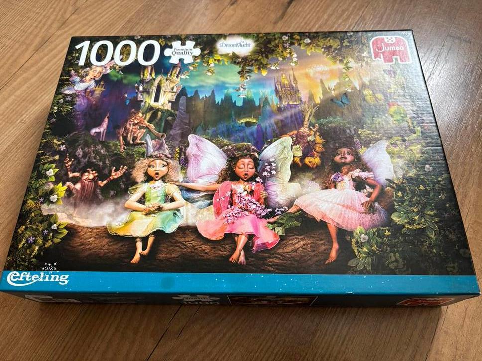 Jumbo Efteling Droomvlucht Puzzel 1000 stukjes, Ophalen of Verzenden, 500 t/m 1500 stukjes, Zo goed als nieuw, Legpuzzel