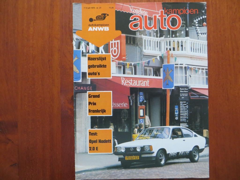 Autokampioen 27 1978 Opel Kadett Rallye 2.0 E, Grote Prijs, Ophalen of Verzenden, Nieuw, Opel